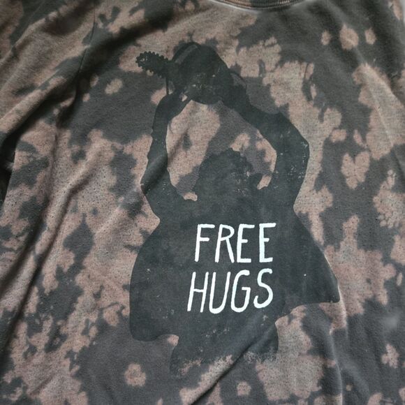 The Texas Chainsaw Massacre Brown Tie-Dye Crew Sweatshirt - 1X - Picture 3 of 8